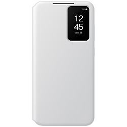 Samsung Étui Smart View Blanc avec porte-carte - Galaxy S24+