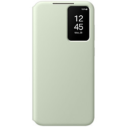 Samsung Étui Smart View Vert avec porte-carte - Galaxy S24+