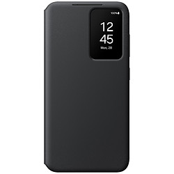 Samsung Étui Smart View Noir avec porte-carte - Galaxy S24