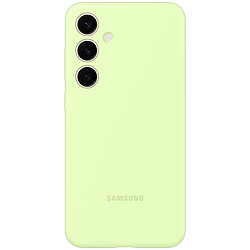 Samsung Coque Silicone Vert clair Galaxy S24+