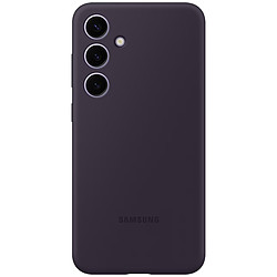 Samsung Coque Silicone Violet foncé Galaxy S24+