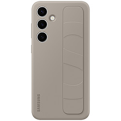 Samsung Coque silicone avec Lanière (Taupe) - Samsung Galaxy S24+