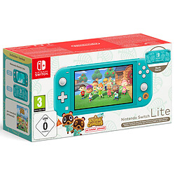 Pack Nintendo Switch Lite - Turquoise + Animal Crossing : New Horizons (Méli et Mélo Hawai)