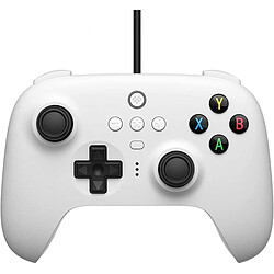 8BitDo Ultimate Wired Controller - Blanc