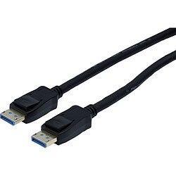 Cordon DisplayPort 2.1 UHBR10 mâle/mâle - 2 m