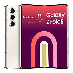 Samsung Galaxy Z Fold5 (Creme) - 256 Go - 12 Go