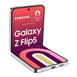 Samsung Galaxy Z Flip5 (Lavande) - 512 Go - 8 Go