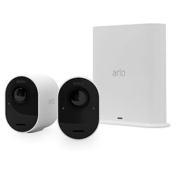 Arlo Ultra 2 Camera Kit x2 - Blanc