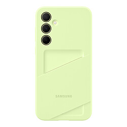Samsung Coque avec porte-carte Vert pour Galaxy A35 5G