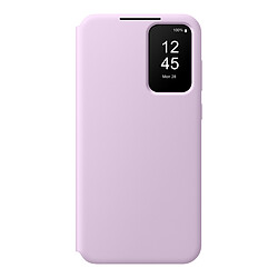 Samsung Étui Smart View Violet avec porte-carte - Galaxy A35