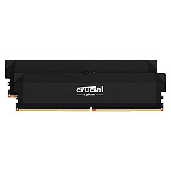 Crucial Pro Overclocking - 2 x 32 Go (64 Go) - DDR5 6000 MHz - CL40 - Noir 