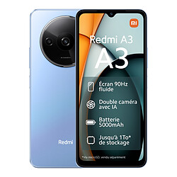 Xiaomi Redmi A3 (bleu) - 128 Go