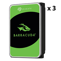Seagate BarraCuda - 4 To - 256 Mo - Pack de 3