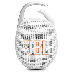 JBL Clip 5 Blanc - Enceinte portable 