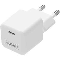 Akashi Chargeur secteur USB-C 30W - Blanc