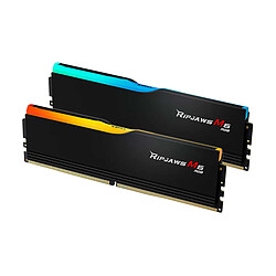 G.Skill Ripjaws M5 RGB Black - 2 x 48 Go (96 Go) - DDR5 5600 MHz - CL40