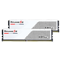G.Skill Ripjaws S5 White - 2 x 32 Go (64 Go) - DDR5 5600 MHz - CL46