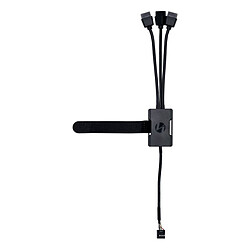 Câble D'alimentation ATX 24 Broches Corsair Type 5 – Gaine Individuelle Blanche, Compatible RMx Shift, SF Série