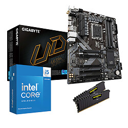 Intel Core i5-14600KF - Gigabyte B760 - RAM 32 Go DDR4 