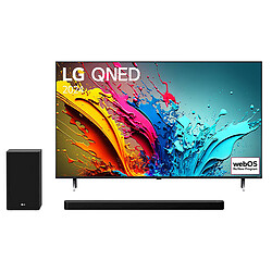 LG 75QNED85 + SP8YA - TV 4K UHD HDR - 189 cm - Barre de son 3.1.2