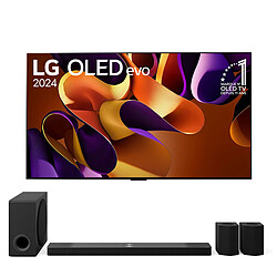 LG OLED65G4 + S95TR - TV OLED 4K UHD HDR - 164 cm - Barre de son 9.1.5