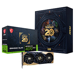 MSI GeForce RTX 4070 SUPER 12G GAMING SLIM World of Warcraft EDITION