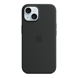 Apple Coque en silicone avec MagSafe pour iPhone 15 - Noir