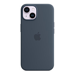 Apple Coque en silicone avec MagSafe pour iPhone 14 - Bleu orage