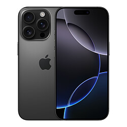 Apple iPhone 16 Pro (Titane noir) - 128 Go