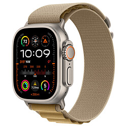 Apple Watch Ultra 2 GPS + Cellular 49 mm - Titane Naturel - Bracelet Alpine Sahara S