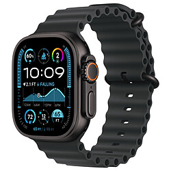 Apple Watch Ultra 2 GPS + Cellular 49 mm - Titane Noir - Bracelet Océan Noir