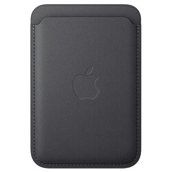 Apple Porte-cartes en tissage fin avec MagSafe pour Apple iPhone - Noir