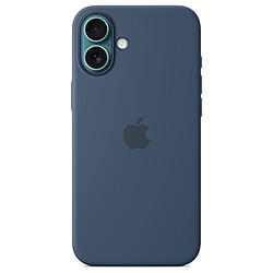 Apple Coque en silicone avec MagSafe Denim - iPhone 16 Plus 