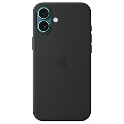 Apple Coque en silicone avec MagSafe Noir - iPhone 16