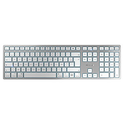 Cherry KW 9100 Slim pour Mac - Argent