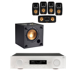 JBL MA310 Blanc + Klipsch Reference Theater Pack 5.0 + R-8SW