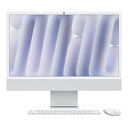 Apple iMac (2024) 24" 16 Go / 512 Go Argent (MWUU3FN/A-512GB-MKPN-MTP)