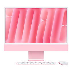 Apple iMac (2024) 24" 16 Go / 256 Go Rose (MWUG3FN/A-MKPN-LAN)