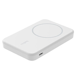 Belkin Batterie Externe Magnétique 8K avec Qi2 et Fonction Stand - Blanc