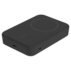 Belkin Batterie Externe Magnétique 10K avec Qi2 et Fonction Stand - Noir