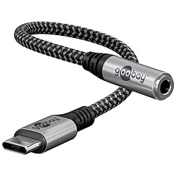 Goobay Câble USB-C vers Jack 3.5 mm (M/F) - 1.5 m