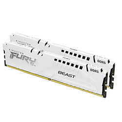 Kingston Fury Beast White - 2 x 16 Go (32 Go) - DDR5 6000 MHz - CL36