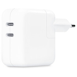 Apple Adaptateur secteur double USB-C 35W Blanc - 2024