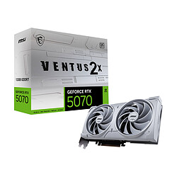 MSI GeForce RTX 5070 12G VENTUS 2X OC WHITE