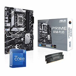 Intel Core i7-12700K - Asus B760 - RAM 32 Go DDR5