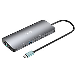 i-tec USB-C Metal Nano 3 Display Docking Station + Power Delivery 100 W