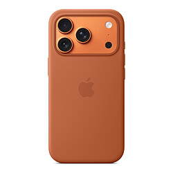 Apple Coque en silicone avec MagSafe Terracotta - iPhone 17 Pro