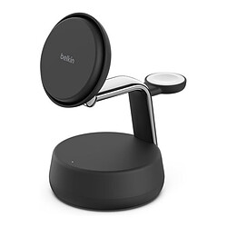 Belkin UltraCharge Pro Station de Recharge 3-en-1 avec Qi2 (Noir)