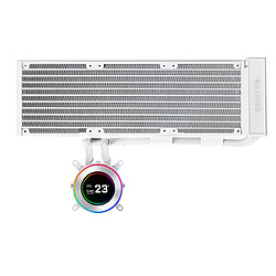 Lian Li Hydroshift II LCD-C 360N Fanless - Blanc
