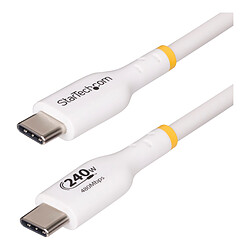 StarTech.com Câble USB-C vers USB-C 2.0 - 2 m - Blanc
